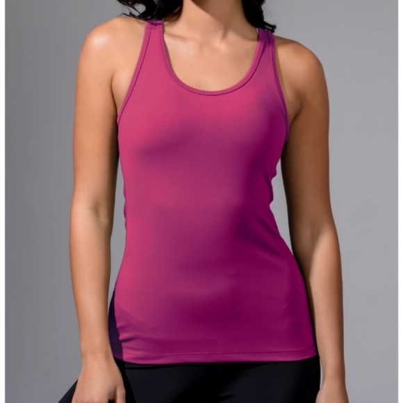 POWER FLEX RACERBACK TANK TOP - 1 PINK & 1 GREY - Picture 1 of 7